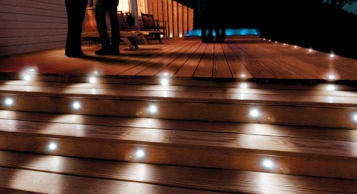 Accent Lighting For A Deck