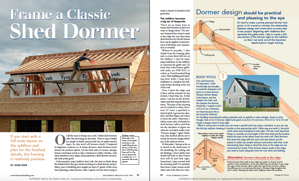 shed dormer magazine spread 