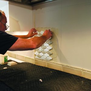 mosaic tile kitchen backsplash