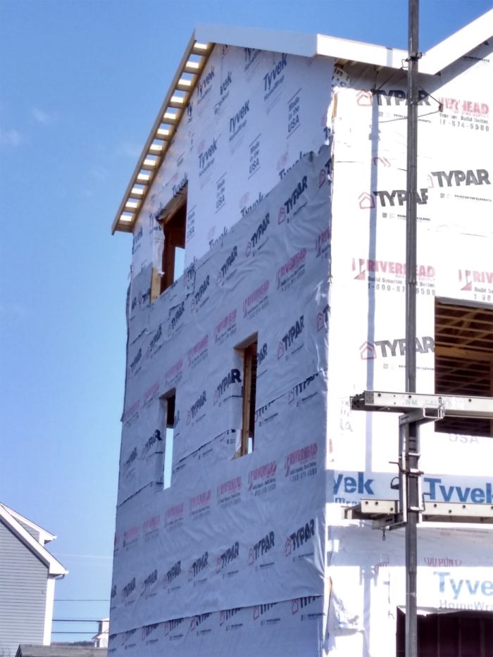 Housewrap installation