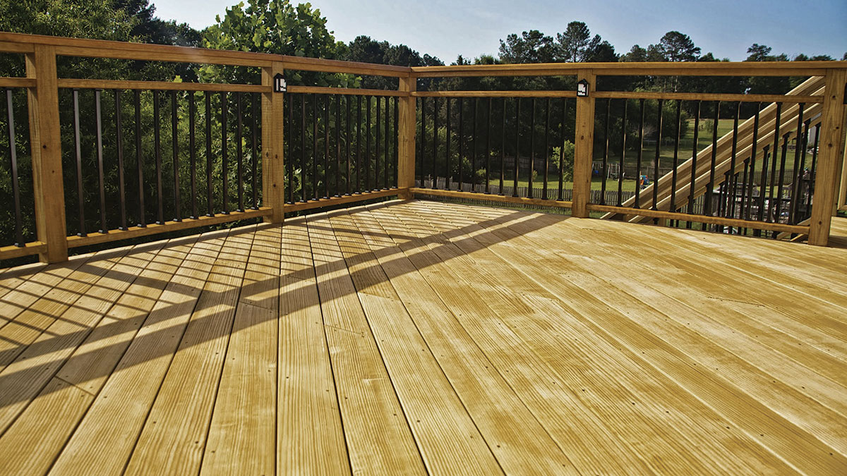 pressure-treated wood