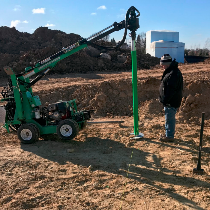 Digging out for large footings