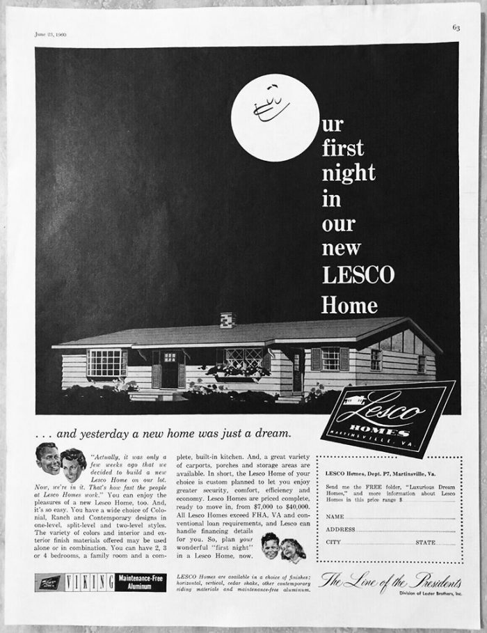 Lesco house ad