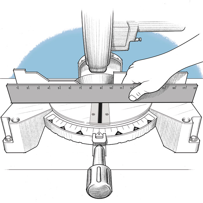 Make sure the table is flat