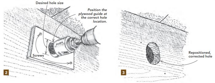 Improvised Pilot Holes