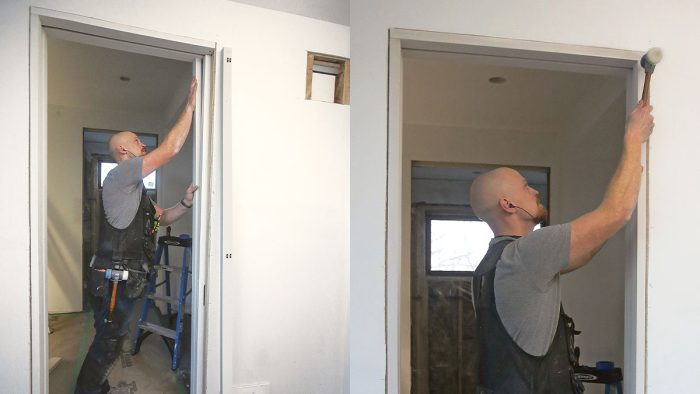 how to build a pocket door