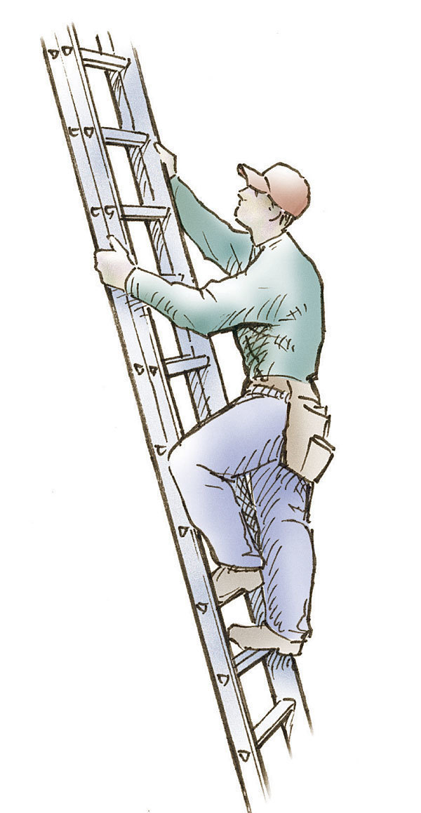 Using Extension Ladders Safely - Fine Homebuilding