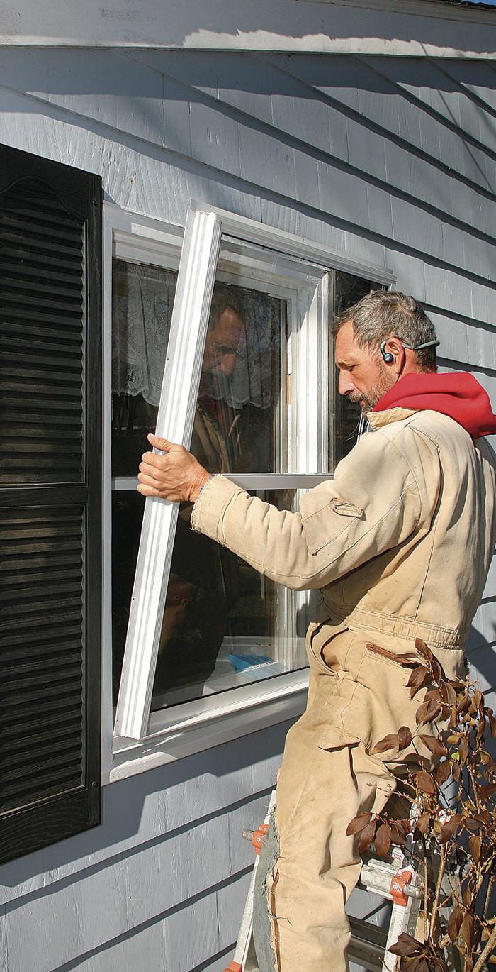 Installation of storm window