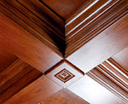 What is a coffered ceiling