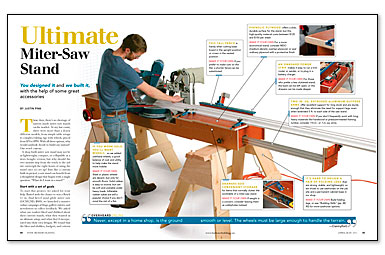 Paulk style miter stand