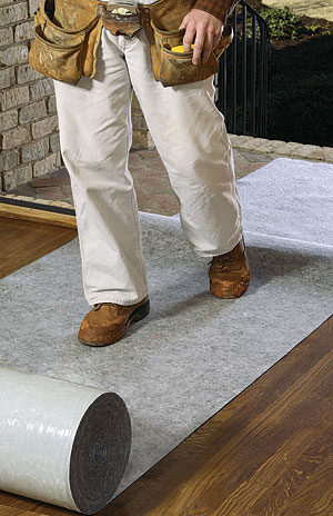 Skid-resistant, leakproof drop cloth - Fine Homebuilding