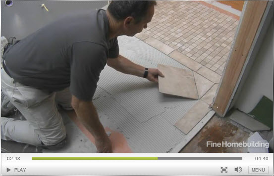 Floor-tile video series